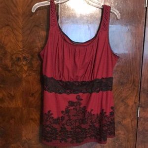 Flirty Lace Detailed Tank